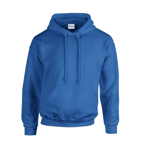 Bluza Z Kapturem Dla Dorosłych Unisex Heavy Blend. Niebieskie bluzy GILDAN, m, bez wzorów, z kapturem. Za 91.99 zł.