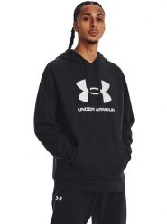 Under Armour Bluza "Rival" w kolorze czarnym rozmiar: XXL. Czarne bluzy Under Armour, xxl, bez wzorów, z kapturem. Za 136.13 zł.