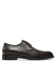 BOSS Półbuty Tayil 50529099 10251501 01 Brązowy. Brązowe eleganckie półbuty Boss, bez wzorów, ze skóry, bez obcasa, bez zapięcia. Za 529.99 zł.
