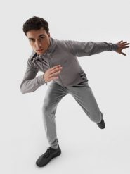 4F Spodnie treningowe z materiałów z recyklingu męskie 3XL. Szare spodnie treningowe długie 4F, m, bez wzorów, z dzianiny. W wyprzedaży za 49.99 zł.