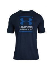 Under Armour Koszulka w kolorze granatowym rozmiar: S. Niebieskie bezrękawniki Under Armour, s, bez wzorów, bez kołnierzyka, bez ramiączek. Za 79.45 zł.