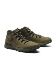 Timberland Buty trekkingowe "Sprint Trekker Mid" w kolorze khaki rozmiar: 42. Brązowe trekkingi Timberland, bez wzorów, z materiału, bez zapięcia. Za 270.39 zł.
