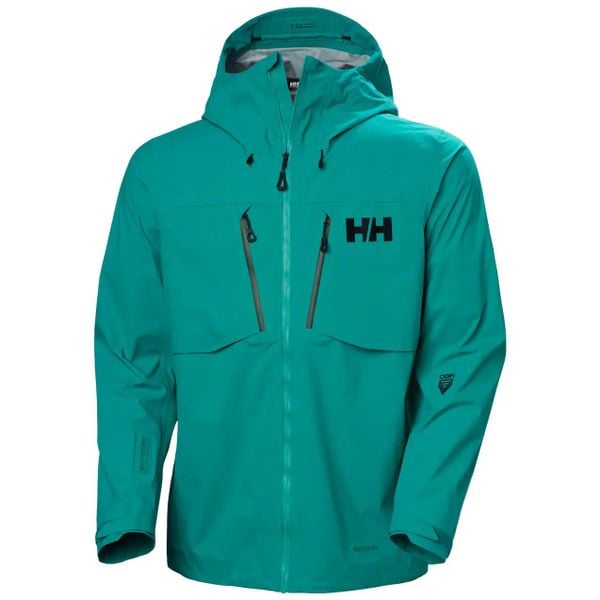 Kurtka turystyczna Helly Hansen Odin Ultimate Infinity. Zielone kurtki Helly Hansen, na zimę, m, bez wzorów, z materiału, bez kaptura. Za 1,851.00 zł.