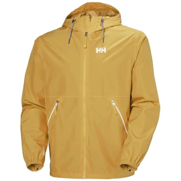 Kurtka wodoodporna Helly Hansen Sandoy. Brązowe kurtki Helly Hansen, bez wzorów, z kapturem. Za 633.50 zł.