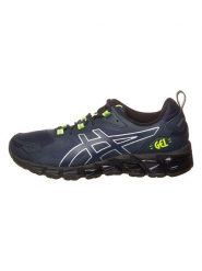 Asics Sneakersy "Quantum 180" w kolorze granatowym rozmiar: 41,5. Niebieskie buty sportowe casual ASICS, bez wzorów, bez zapięcia. Za 273.59 zł.