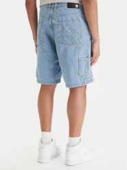 DC Shoes Szorty jeansowe EDYDS03037 Błękitny Baggy Fit. Niebieskie szorty DC Shoes, m, bez wzorów, z bawełny. Za 319.99 zł.