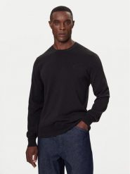 Calvin Klein Sweter LV040BM343 Czarny Regular Fit. Czarne swetry rozpinane CALVIN KLEIN, m, bez wzorów, z bawełny, bez kołnierzyka, bez ramiączek. Za 429.99 zł.