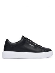 Guess Sneakersy FMJAVI LEA12 Czarny. Czarne buty sportowe casual Guess, z aplikacjami, ze skóry, bez zapięcia. Za 499.99 zł.