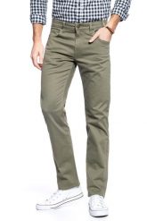 SPODNIE MĘSKIE LEE DAREN ZIP FLY IVY GREEN L707PP06 112118331. Zielone spodnie materiałowe Lee, l, bez wzorów, z materiału. Za 199.99 zł.