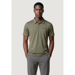Polo z krótkim rękawem Mężczyzna COLUMBIA Columbia Hike™ Polo. Zielone koszulki polo Columbia, m, bez wzorów, z materiału, bez kołnierzyka, bez ramiączek. Za 170.35 zł.