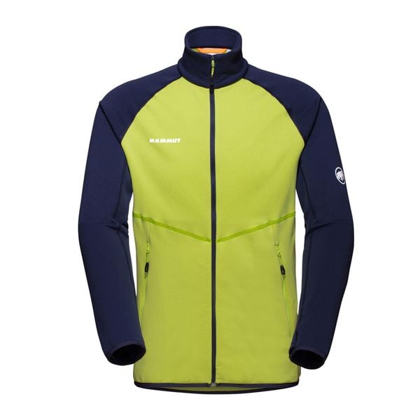 Bluza trekkingowa męska Mammut Aconcagua ML. Niebieskie bluzy Mammut, m, bez wzorów, bez kaptura. Za 429.99 zł.