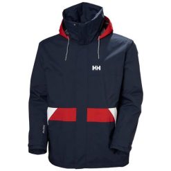 Kurtka wodoodporna Helly Hansen Koster. Niebieskie kurtki Helly Hansen, l, bez wzorów, z poliamidu, bez kaptura. Za 959.50 zł.