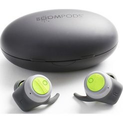 Boompods Boombuds Szaro-zielony Słuchawki True Wireless. Szare słuchawki bezprzewodowe Boompods. Za 265.99 zł.