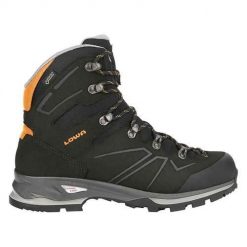 Buty trekkingowe męskie Lowa Baldo Gtx. Czarne trekkingi Lowa, bez wzorów, z materiału, za kostkę, bez zapięcia. Za 799.99 zł.