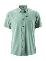 Gonso Koszula kolarska "Lagorai" w kolorze jasnozielonym rozmiar: S. Zielone koszule Gonso, s, bez wzorów, z materiału, bez kołnierzyka, bez ramiączek. Za 190.45 zł.