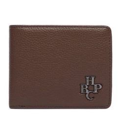 Portfel Beverly Hills Polo Club. Brązowe portfele Beverly Hills Polo Club, bez wzorów. Za 79.99 zł.