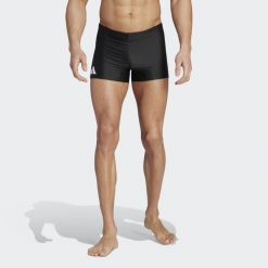 Bokserki do pływania Solid. Białe bokserki Adidas, xl, bez wzorów, z materiału. Za 119.00 zł.