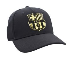 Czapka z daszkiem FC Barcelona - oficjalna licencjonowana. Czarne czapki z daszkiem FC Barcelona, bez wzorów, z materiału. Za 99.00 zł.