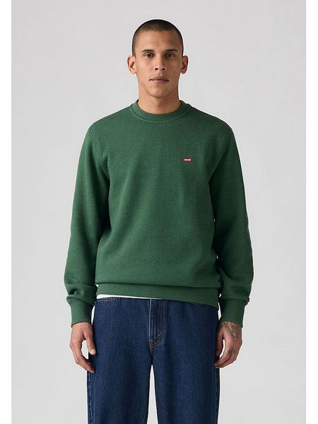 Levi's Bluza w kolorze ciemnozielonym rozmiar: S. Zielone bluzy Levi's®, s, bez wzorów, z bawełny, bez kaptura. Za 130.81 zł.