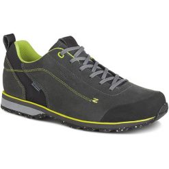 Buty turystyczne męskie TREZETA Zeta z membraną WP. Szare buty turystyczne TREZETA, bez wzorów, bez zapięcia. W wyprzedaży za 469.90 zł.