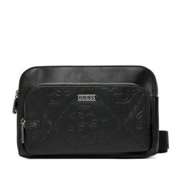 Saszetka Guess. Czarne torby na ramię Guess, z aplikacjami, małe, bez dodatków. Za 419.99 zł.