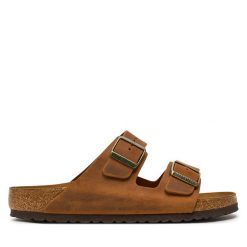 Klapki Birkenstock. Brązowe klapki Birkenstock. Za 389.99 zł.