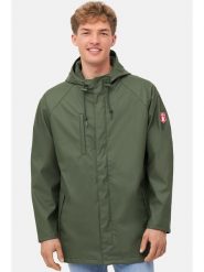 Derbe Kurtka przeciwdeszczowa w kolorze khaki rozmiar: XXL. Brązowe kurtki outdoor i hardshell Derbe, s, bez wzorów, bez kaptura. Za 301.64 zł.