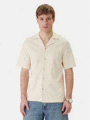 Guess Koszula M6GP10 K3079 Écru Regular Fit. Koszule Guess, m, z aplikacjami, z bawełny, bez kołnierzyka, bez ramiączek. Za 339.99 zł.