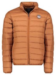Geographical Norway Kurtka pikowana "Amigobadge Basic" w kolorze karmelowym rozmiar: M. Brązowe kurtki Geographical Norway, m, bez wzorów, bez kaptura. Za 141.52 zł.