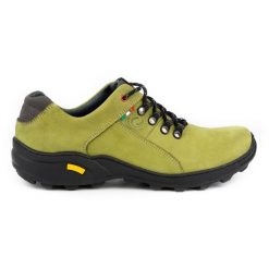 Olivier Męskie buty trekkingowe 296GT zielone. Zielone trekkingi bez wzorów, ze skóry, bez zapięcia. Za 319.69 zł.