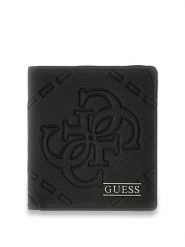 Guess Portfel 183914 Czarny. Czarne portfele Guess, z aplikacjami, ze skóry. Za 264.99 zł.