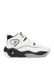 Shaq Sneakersy EOSS-H.O.F AQ95027M-WZ Biały. Białe buty sportowe casual Shaq, bez wzorów, ze skóry, bez zapięcia. Za 379.99 zł.