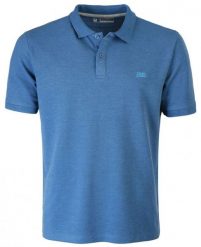 Koszulka POLO z Kołnierzykiem, Niebieska Jednokolorowa Krótki Rękaw -PAKO JEANS. Niebieskie bluzki z długim rękawem Pako Jeans, m, bez wzorów, z bawełny, bez kołnierzyka, bez ramiączek. Za 119.00 zł.