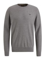 PME Legend Sweter w kolorze szarym rozmiar: L. Szare swetry nierozpinane PME Legend, l, bez wzorów, z bawełny, bez kołnierzyka, bez ramiączek. Za 209.45 zł.