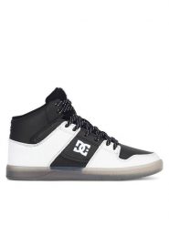 DC Sneakersy CURE HI TOP ADYS400072-BCA Czarny. Czarne buty sportowe casual DC, bez wzorów, ze skóry, bez zapięcia. Za 259.99 zł.