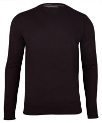 Sweter Ciemny Bordowy Okrągły Dekolt Jednokolorowy Męski -BRAVE SOUL. Czerwone swetry rozpinane Brave Soul, l, bez wzorów, bez kołnierzyka, bez ramiączek. Za 79.00 zł.