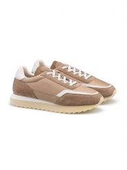 LLOYD Skórzane sneakersy w kolorze jasnobrązowo-białym rozmiar: 46. Białe buty sportowe casual Lloyd, bez wzorów, bez zapięcia. Za 298.67 zł.