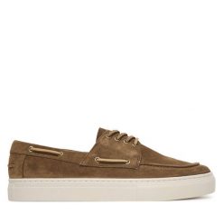 Półbuty Vagabond Shoemakers. Brązowe eleganckie półbuty Vagabond Shoemakers, bez wzorów, bez obcasa, bez zapięcia. Za 396.99 zł.