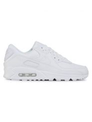 Nike Sneakersy Air Max 90 Ltr CZ5594 100 Biały. Białe buty sportowe casual Nike, bez wzorów, ze skóry, bez zapięcia. Za 639.99 zł.