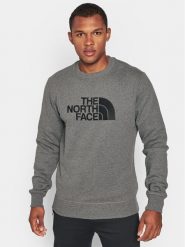 The North Face Bluza Drew Peak Crew NF0A4SVR Szary Regular Fit. Szare bluzy The North Face, m, bez wzorów, z bawełny, bez kaptura. Za 349.99 zł.