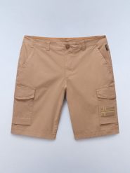 NAPAPIJRY Bojówki "Horton" w kolorze jasnobrązowym rozmiar: W29. Brązowe joggery i bojówki NAPAPIJRY, bez wzorów, z bawełny. Za 140.86 zł.