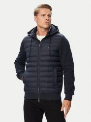 Tommy Hilfiger Kurtka puchowa MW0MW45304 Niebieski Regular Fit. Niebieskie kurtki Tommy Hilfiger, m, bez wzorów, z puchu, bez kaptura. Za 1,599.00 zł.