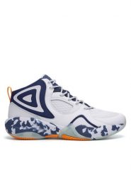 Shaq Sneakersy RADIATE AQ95016M-WD Biały. Białe buty sportowe casual Shaq, bez wzorów, ze skóry, bez zapięcia. Za 249.99 zł.