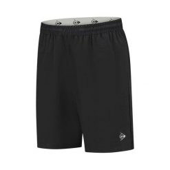 Spodenki sportowe męskie Dunlop Club Woven 7 Short. Czarne krótkie spodenki sportowe Dunlop, m, bez wzorów. Za 139.99 zł.