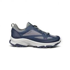 Buty trekkingowe męskie Ecco Receptor XP GTX. Niebieskie buty turystyczne ecco, bez wzorów, z materiału, bez zapięcia, trekkingowe. Za 889.00 zł.