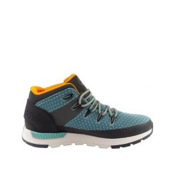 Buty trekkingowe Timberland Sprint Trekker Teal. Zielone buty turystyczne Timberland, bez wzorów, z gumy, bez zapięcia, do biegania. Za 616.35 zł.