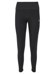 Reebok Legginsy 100037549 Czarny Slim Fit. Czarne legginsy długie sportowe Reebok, m, bez wzorów, z bawełny, do biegania. Za 129.99 zł.