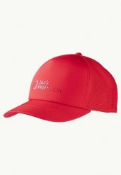 JACK WOLFSKIN Czapka z daszkiem Uson Cap red glow. Czerwone czapki z daszkiem Jack Wolfskin, bez wzorów, z elastanu. Za 62.90 zł.
