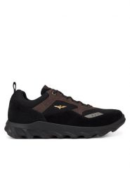 Aeronautica Militare Sneakersy 242SC253PL250 Czarny. Czarne buty sportowe casual Aeronautica Militare, bez wzorów, ze skóry, bez zapięcia. Za 639.99 zł.