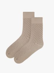 Skarpetki za kostkę męskie SKARPETY. Brązowe skarpety Ryłko, bez wzorów, z bawełny. Za 24.99 zł.